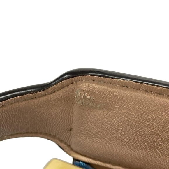 Auth FENDI Peekaboo I See U Medium 8BN321-A6V3 Light Blue Nappa Leather - Picture 15 of 16